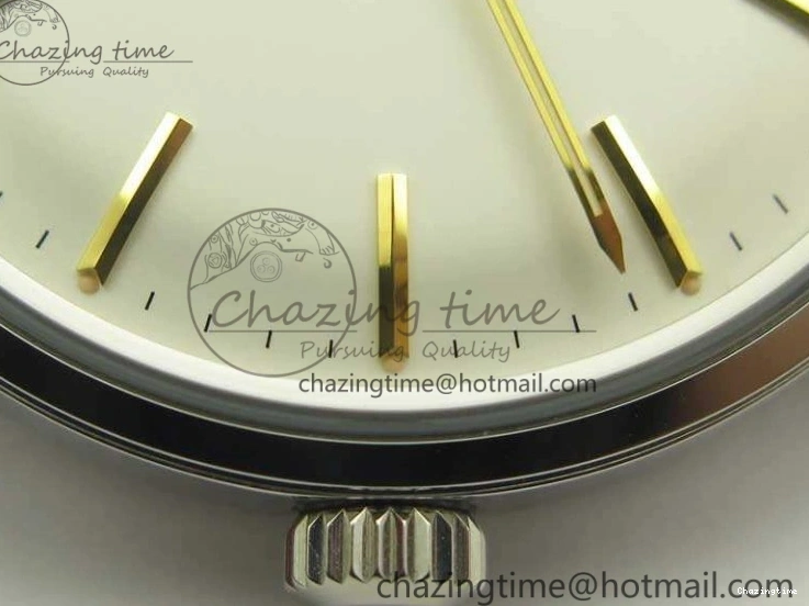 0304 Seamaster 30 1962 SS TW Best Edition White Dial YG Markers On Leather Strap MIYOTA Soft 8080